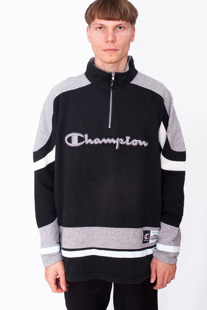 Vintage 90s Champion Quarter Zip Sweatshirt