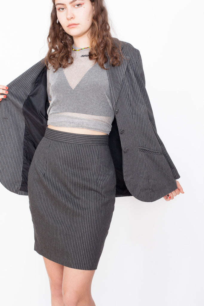 80s pencil hotsell skirt suit