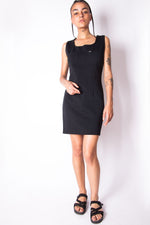 Vintage 90s Gas Black Mini Dress