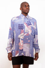 Vintage 90s Christian Dior Abstract Shirt