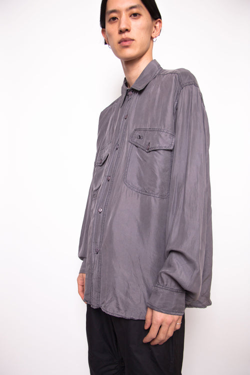 Vintage 90s Valentino Grey Shirt